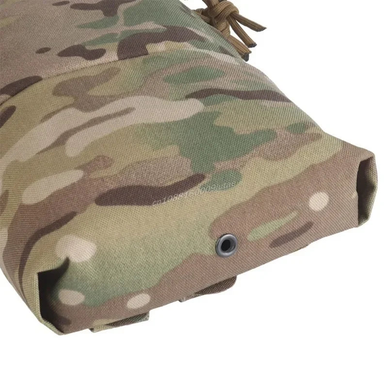 Multifunction Tactical Cylindrical Bag – Water Bladder GP Backpack Add-On with Hydration Support & Versatile General Purpose Gear Storage