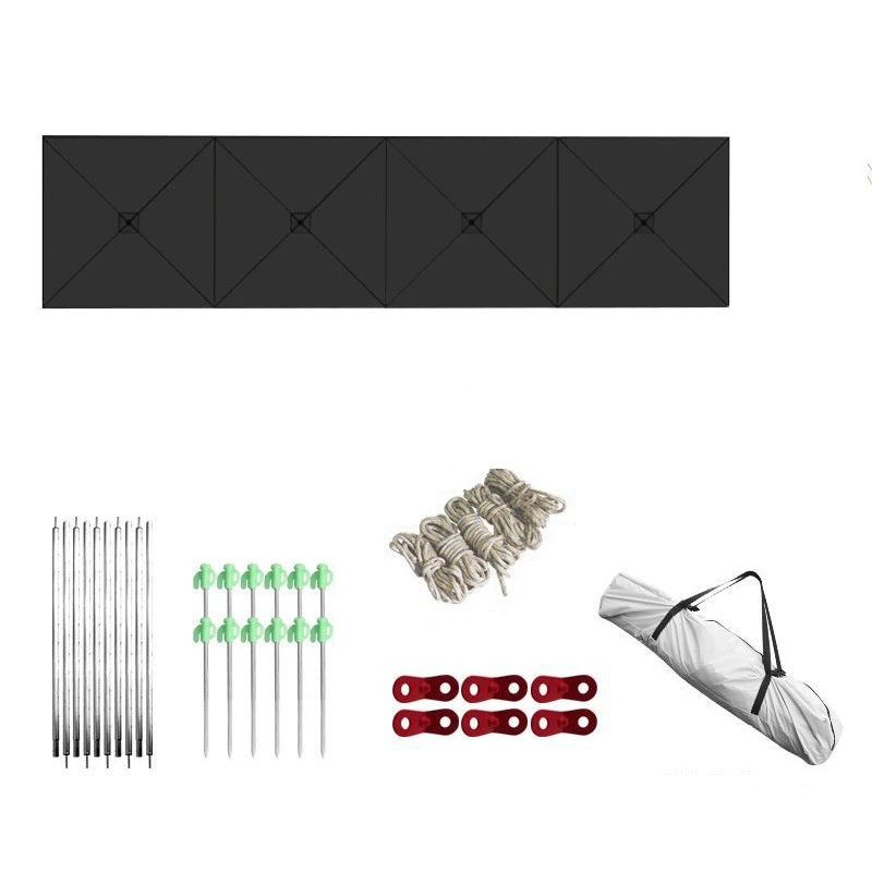 Folding Camping Windshield – 4.8M Durable Windproof Shield Wall for Sunshade, Tent Awning, and Large Outdoor Camping Protection
