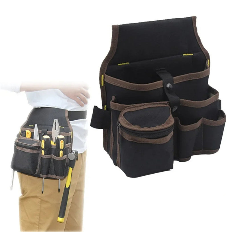 Electrician Tools Belt Waist Bag – Waterproof Screwdriver Drill Organizer Pouch with Multi-Functional Storage for All-Day Work Use