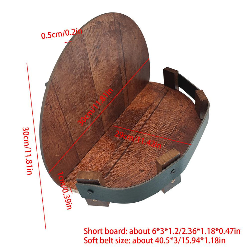 WesterBay Bourbon Whiskey Barrel Shelf