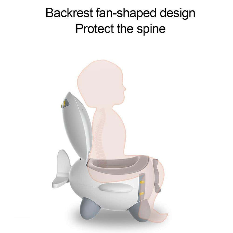 Simulated Airplane Kids Potty Training Seat