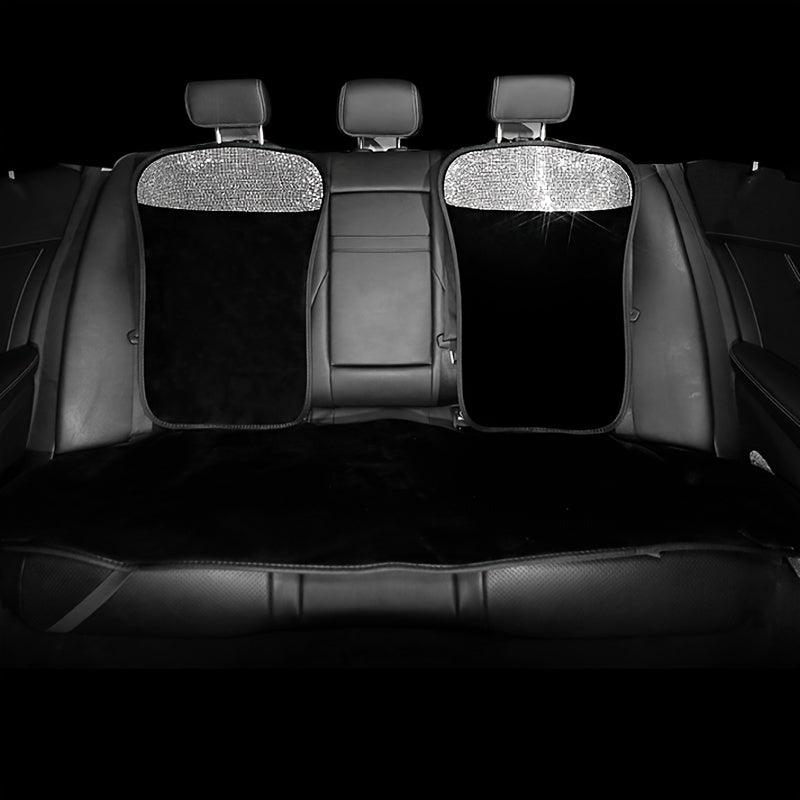 1PC Car Seat Cover, Universal Fit Most Cars Universal Long Plush Car Seat Cover Diamond Auto Interior Seat Cushion Car Accessories For Women