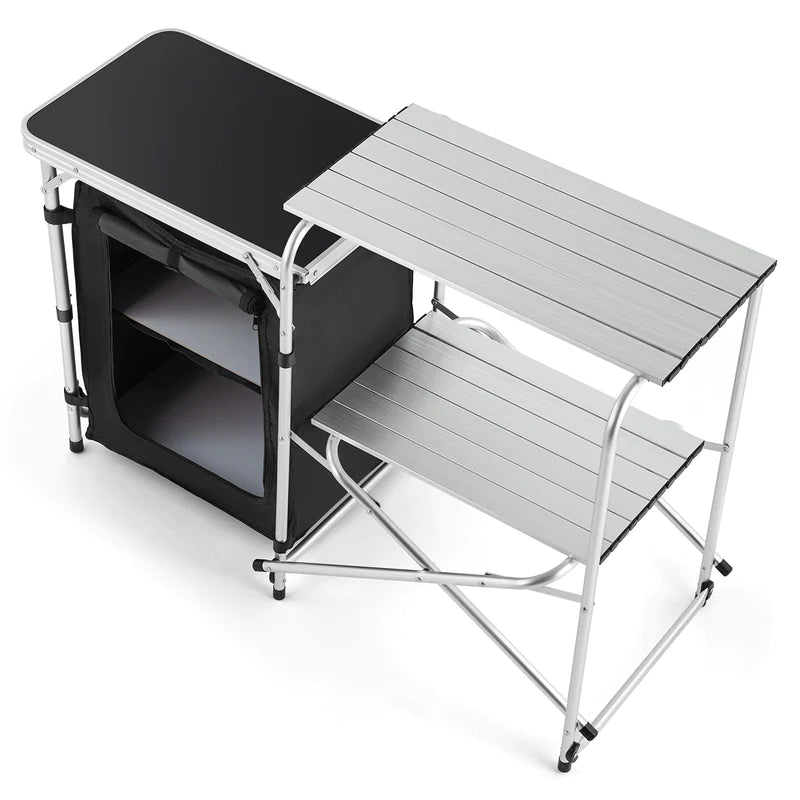 FOLDING PORTABLE CAMPING TABLE