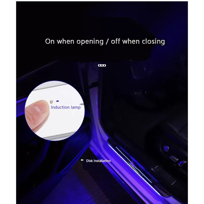 LED Car Door Sills | Pro Enhancement for Interior Aesthetics & Functionality - Upgrade Your Vehicle's Style