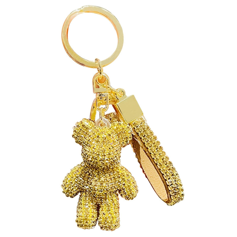 1pc Cute Bear Keychain Accessories For Women, Mama, Kids, Girl, Men, Kawaii Car Key Chain For Wallet, Backpack, Coin Purse