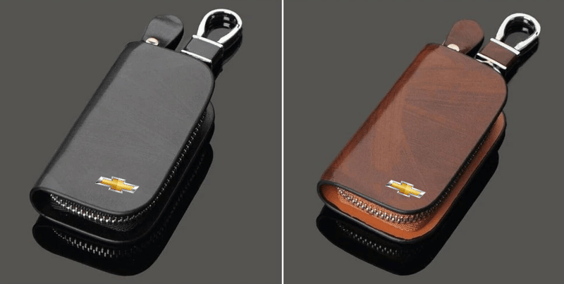 Custom Car Key Fob Leather Case With Your Logo, Fob Cover Protector, Keys Holder Keychain Accessories  For Ford, Mercedes, Toyota, Lexus, Honda