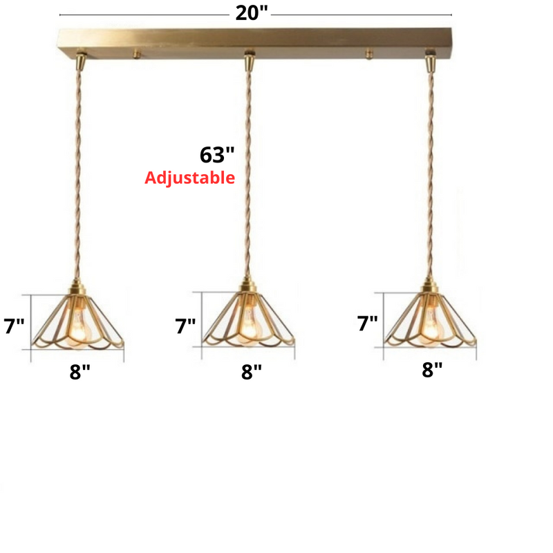 Vintage Stained Glass Pendant Lights