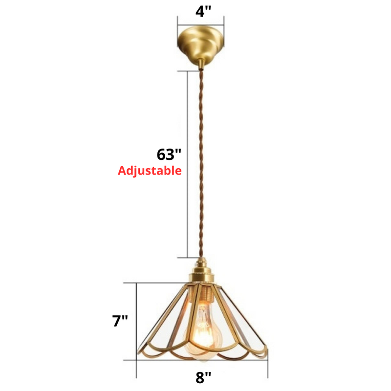 Vintage Stained Glass Pendant Lights