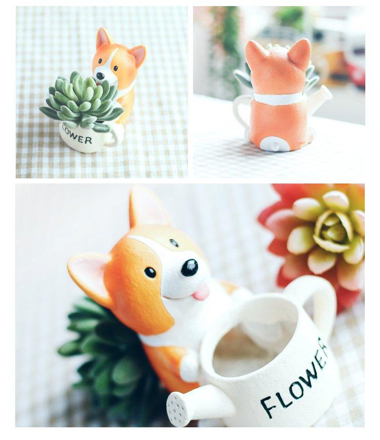 Corgi Flower Pots