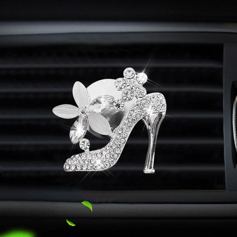 1PC Car Air Vent Clip Ornament, Crystal Car Diffuser, Bling Rhinestone Oil Diffuser Vent Clip, Car Freshener Car Accessories For Women