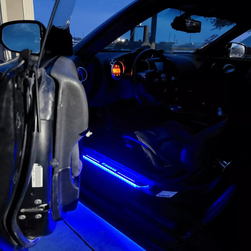 LED Car Door Sills | Pro Enhancement for Interior Aesthetics & Functionality - Upgrade Your Vehicle's Style