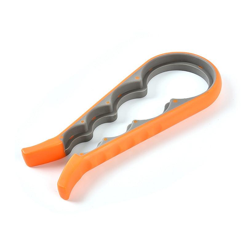 1pc Multi Function Jar Cap Can Bottle Opener, Non-slip Manual Opener, 4 In 1 Opener