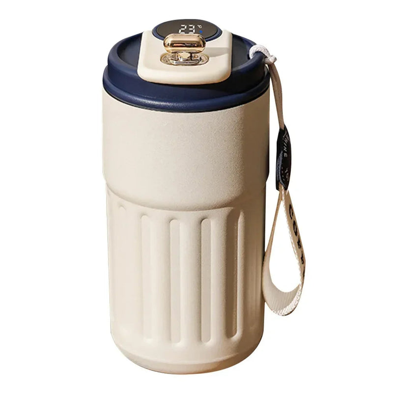 Smart LED Thermos Bottle – Stainless Steel Vacuum Flask w/ Temperature Display