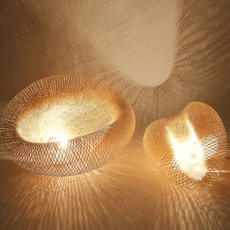 Design Rotan hanging lamp