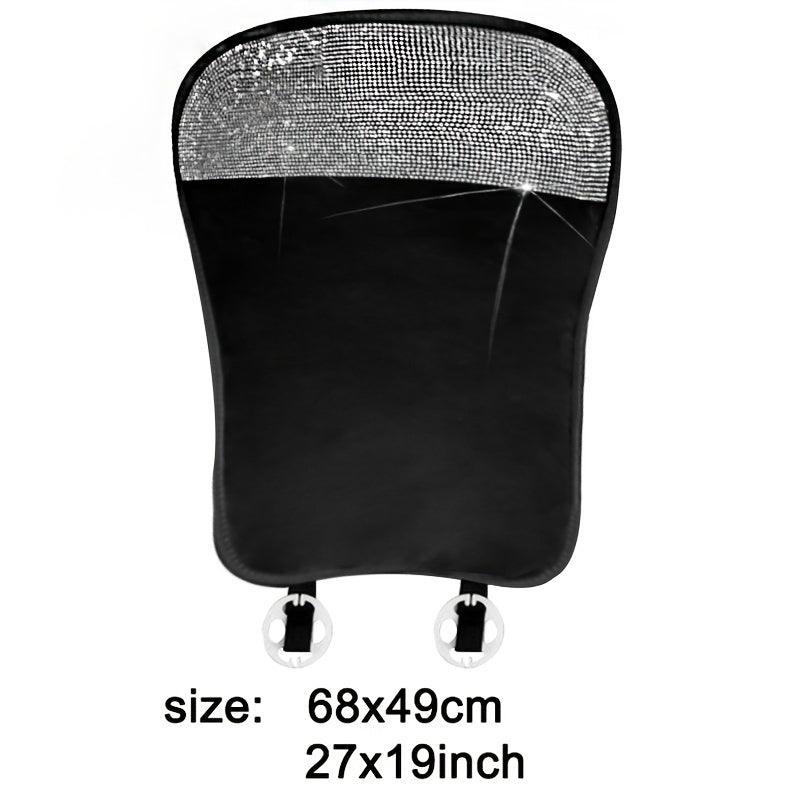 1PC Car Seat Cover, Universal Fit Most Cars Universal Long Plush Car Seat Cover Diamond Auto Interior Seat Cushion Car Accessories For Women