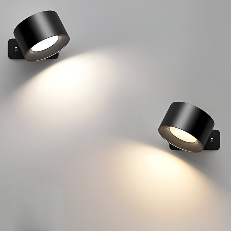 Spotlight Cordless Wall Lamp – Rechargeable, 360° Rotatable & Dimmable LED Light