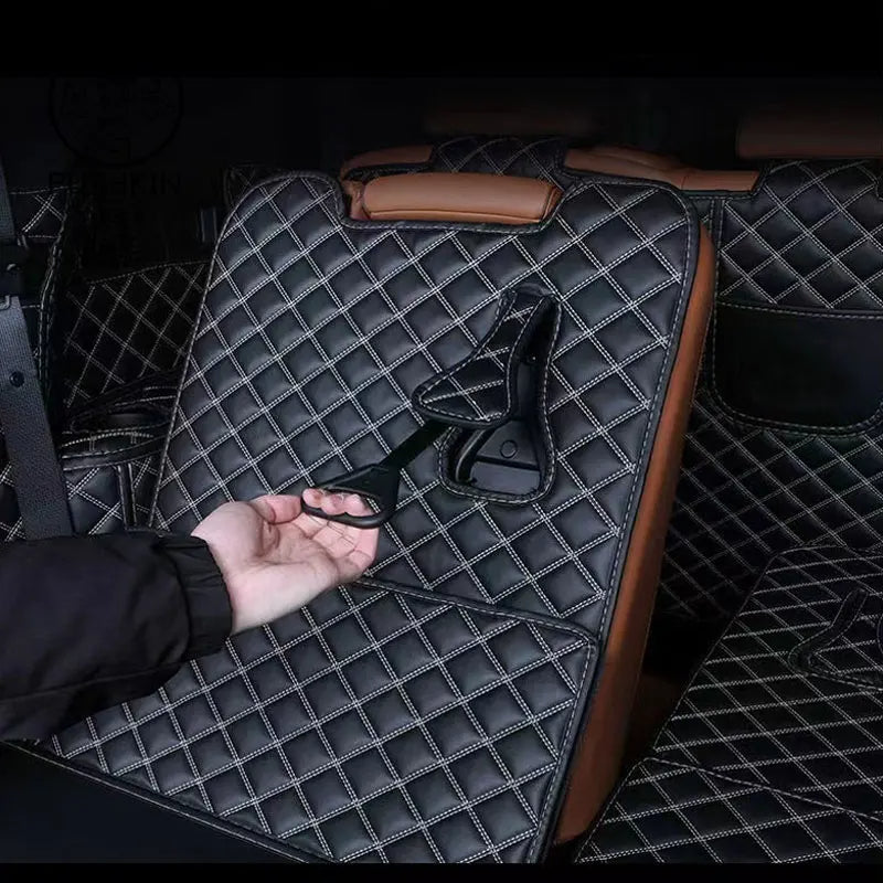 Custom-Fit Car Trunk Mats – Waterproof Boot Carpets for 7-Seater Models Car