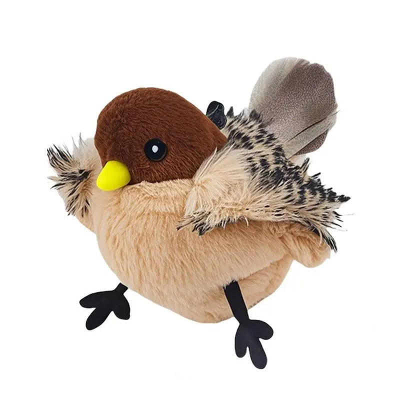 Interactive Pet Toy Set – Feathered Bird and Mouse Toys for Engaging Cat Playtime