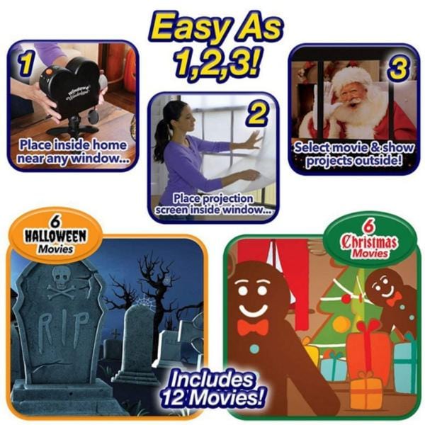 Christmas Holographic Projector