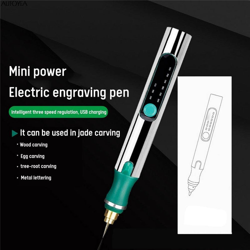 Electric Engraver Pen Set Mini Grinding Machine