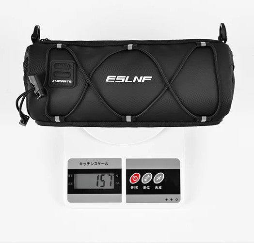 Waterproof Bike Front Tube Bag – Portable Large Capacity Handlebar Storage Basket for Cyclists & Commuters