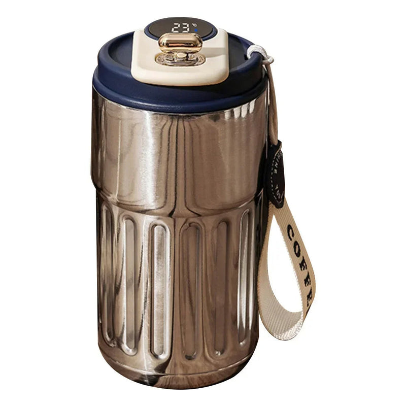 Smart LED Thermos Bottle – Stainless Steel Vacuum Flask w/ Temperature Display