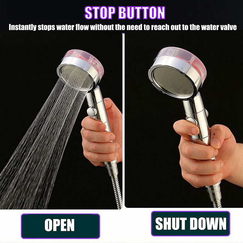 Propeller Driven Shower Head