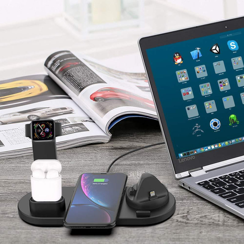 Gear Station 2.0™ - 4-in-1 Smart-Tech Fast-Charging Station