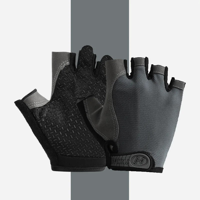 Breathable Anti-Slip Half-Finger Gloves – Fitness and Cycling Gloves for Summer Workouts