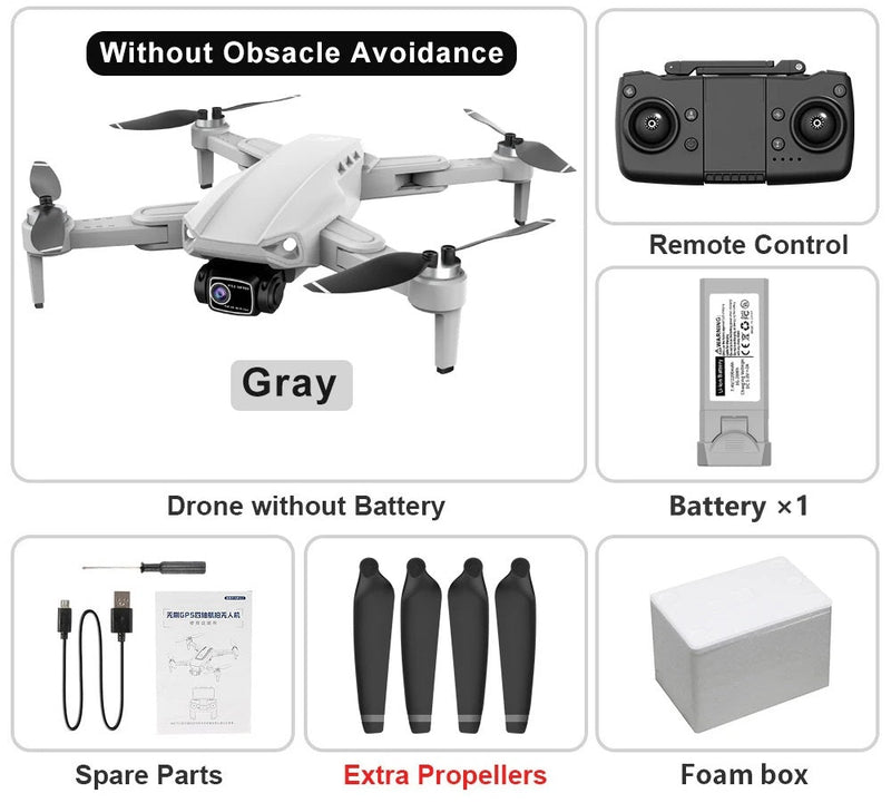 RC Drone Professional 8K HD Camera – L900 PRO SE GPS 5G 4K HD Dual Camera, 2-Axis Gimbal for Anti-Shake Aerial Photography