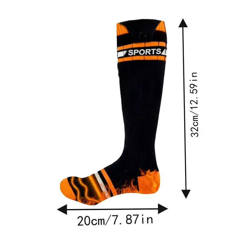 Thermal Electric Heated Socks - Rechargeable and Battery-Powered 3-Setting Thermal Socks for Outdoor Comfort