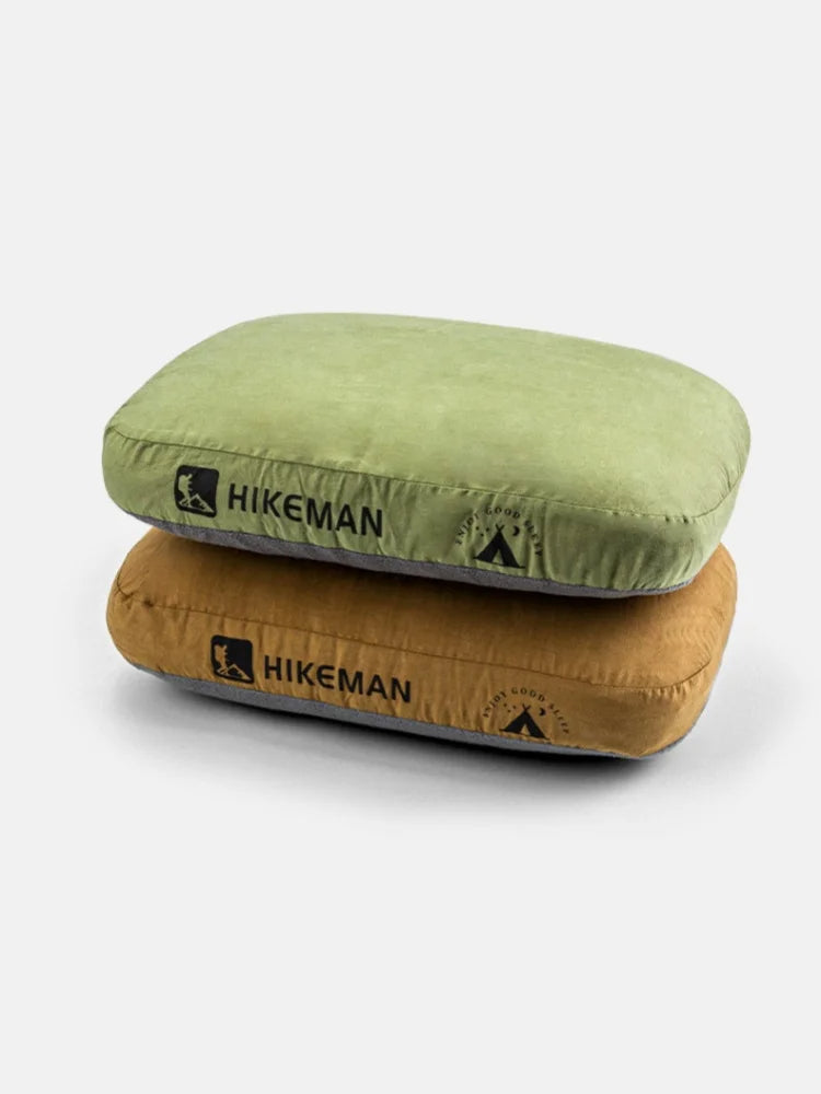 Portable Memory Foam Camping Pillow – Ergonomic Travel Neck Cushion with Slow Rebound for Restful Sleep Outdoors or Office Breaks