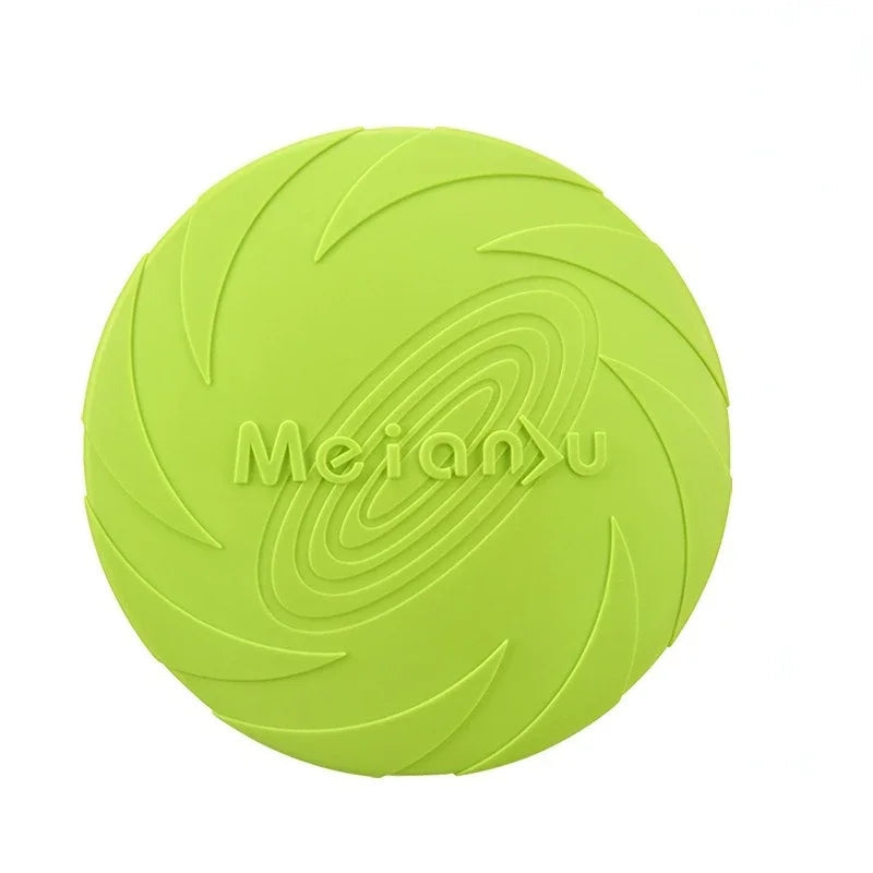 Silicone Pet Frisbee Flying Discs – 15/18/22cm Interactive Puppy Toys for Training & Outdoor Play