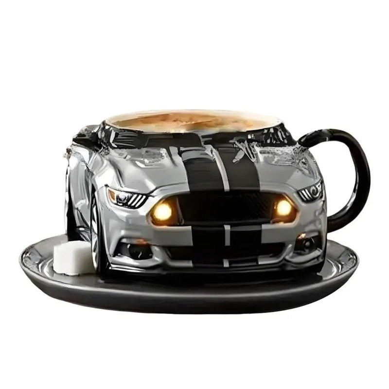 Car Shaped Novelty Mug –3D  Creative Coffee Cup Gift for Home, Office, and Auto-Lovers' Daily Sips