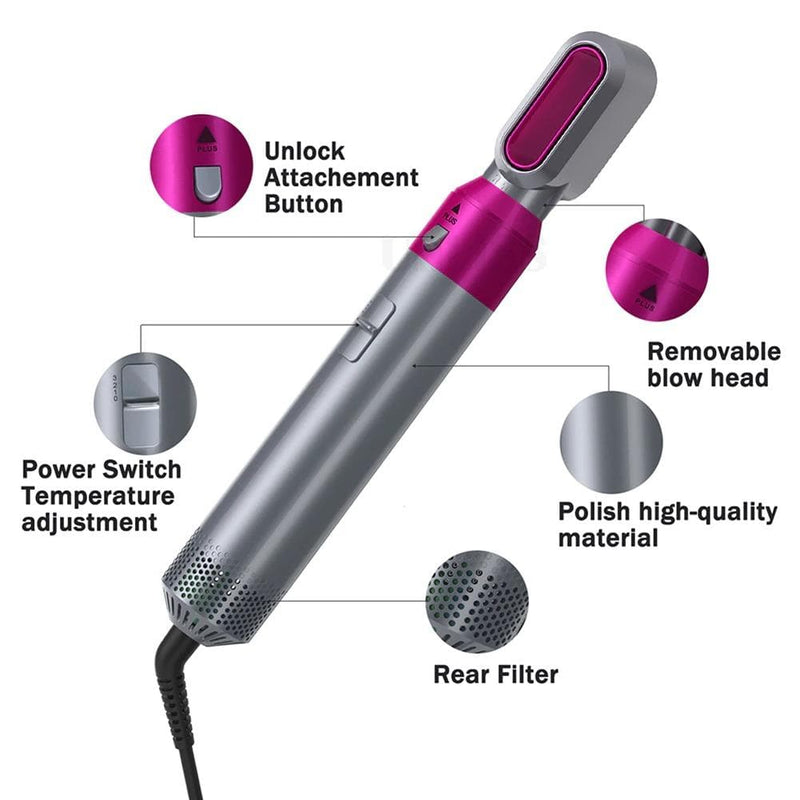 5 In 1 Airwrap Complete Set - Best Airwrap Styler - Salon At Your Home