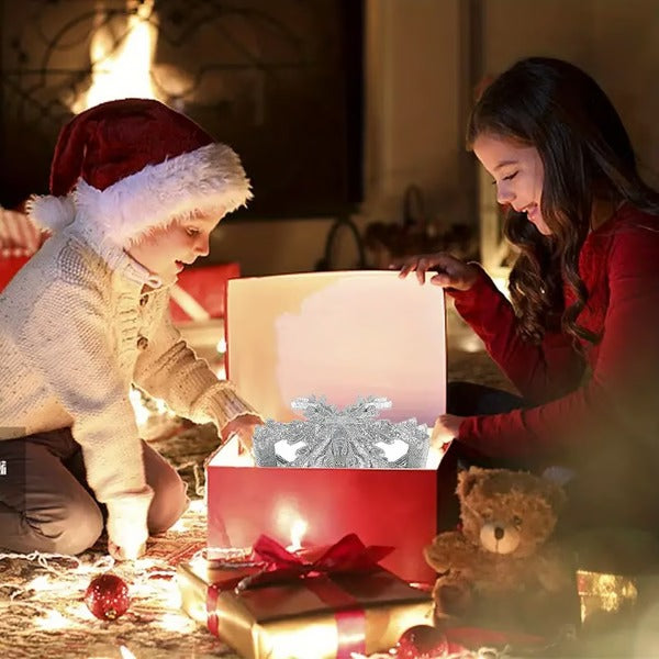 Christmas Tree Topper Lights With LED Snowflake Projector