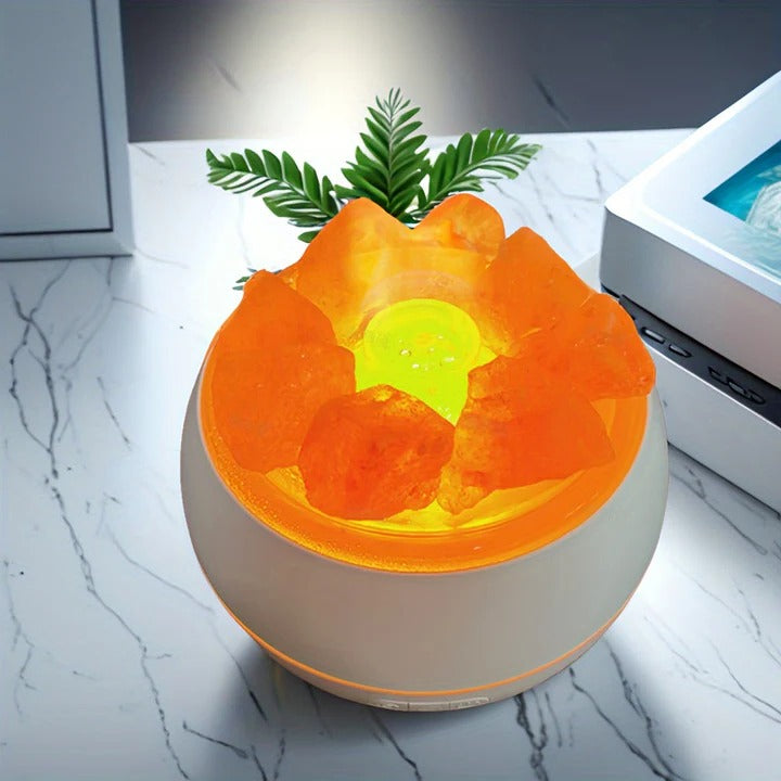 3-in-1 Salt Lamp Essential Oil Diffuser