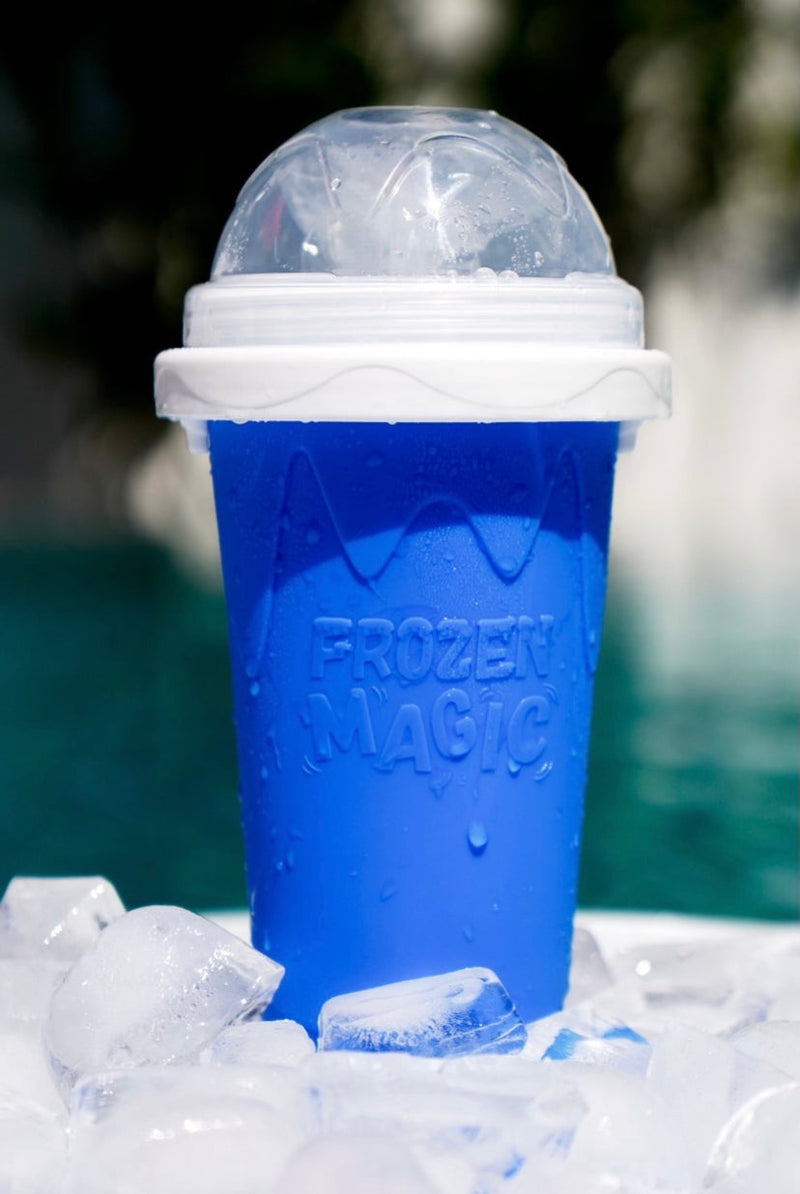 VACCAP Slushy Cup Maker, Squeeze Icy Drink Maker, Magic Sluch