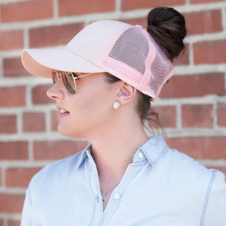 Ponytail Cap | Breathable Summer Baseball Cap for Ponytails