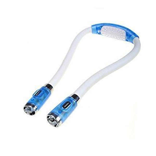 Flexible Hands-Free Knitting & Crocheting Lamp – LED Neck Light for Crafting & Reading