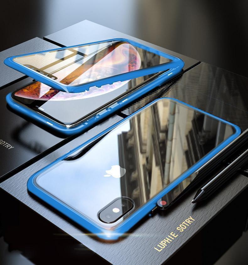 2019 Upgraded Magnetic Adsorption Two Side iPhone Case