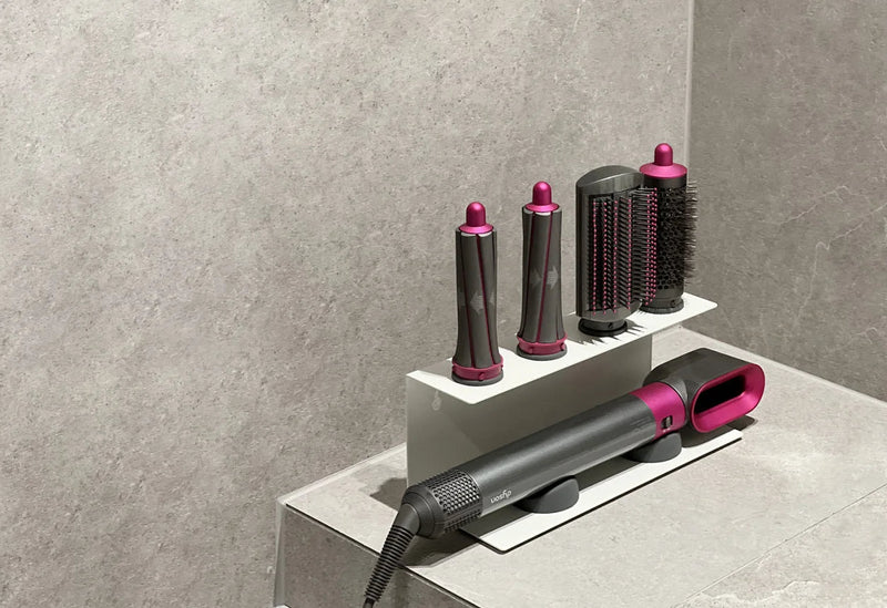 Non-Perforated Hair Dryer Holder – Wall-Mountable Cradle for Convenient Storage of Your Hair Styler
