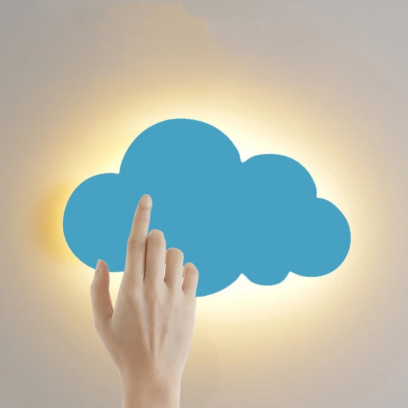 LED Cloud Wall Lamp – Dreamy Baby Room & Bedroom Décor with Warm Glow & Touch Control