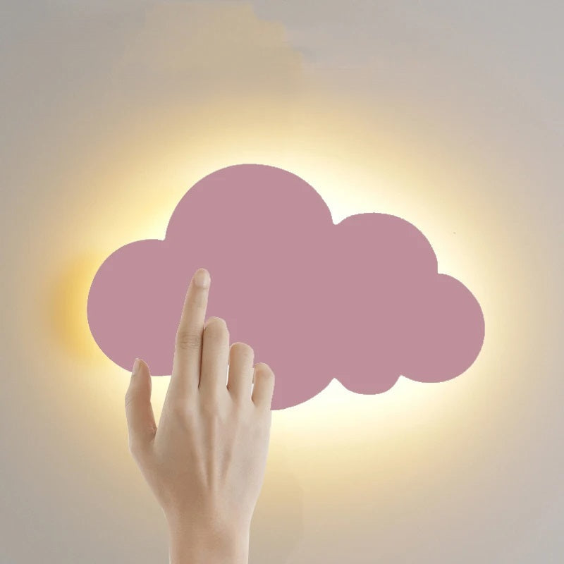 LED Cloud Wall Lamp – Dreamy Baby Room & Bedroom Décor with Warm Glow & Touch Control