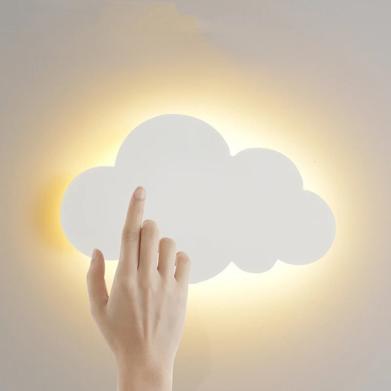 LED Cloud Wall Lamp – Dreamy Baby Room & Bedroom Décor with Warm Glow & Touch Control