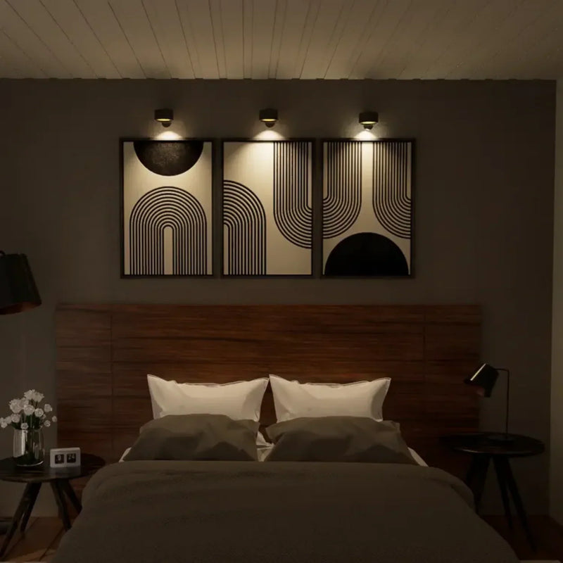 Spotlight Cordless Wall Lamp – Rechargeable, 360° Rotatable & Dimmable LED Light