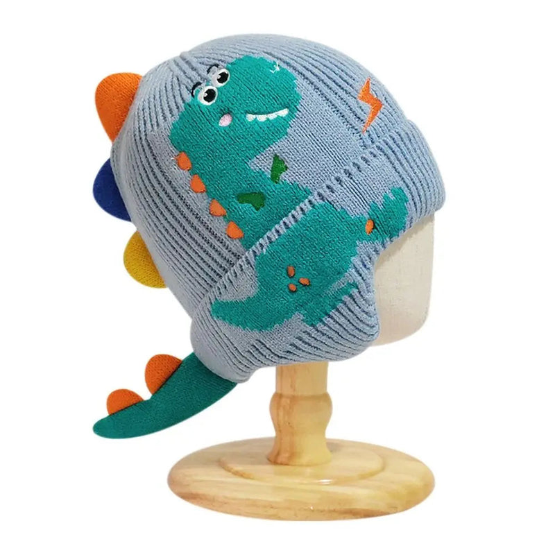 Dinosaur Winter Hat for Kids – Thick Warm Hat with Ear Protection for Boys & Girls, Adorable Design for Cold Weather Comfort