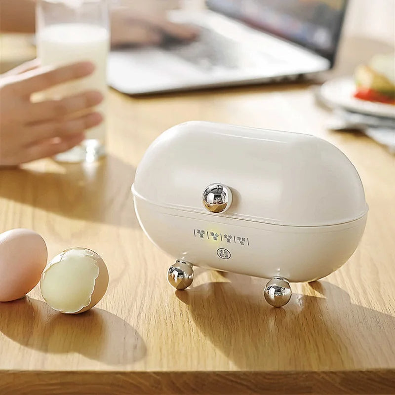 Mini Smart Egg Cooker – 120W Multifunction Dorm Breakfast Machine with Auto Shut-Off for Fast, Effortless, Portable Morning Meals