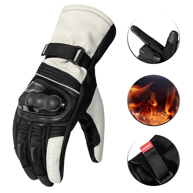 Waterproof Motorcycle Gloves | Winter Touch Screen Moto Riding Gloves