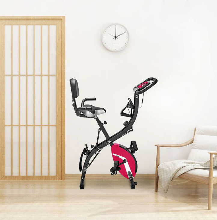 3-in-1 FOLDING UPRIGHT TRAINING BIKE